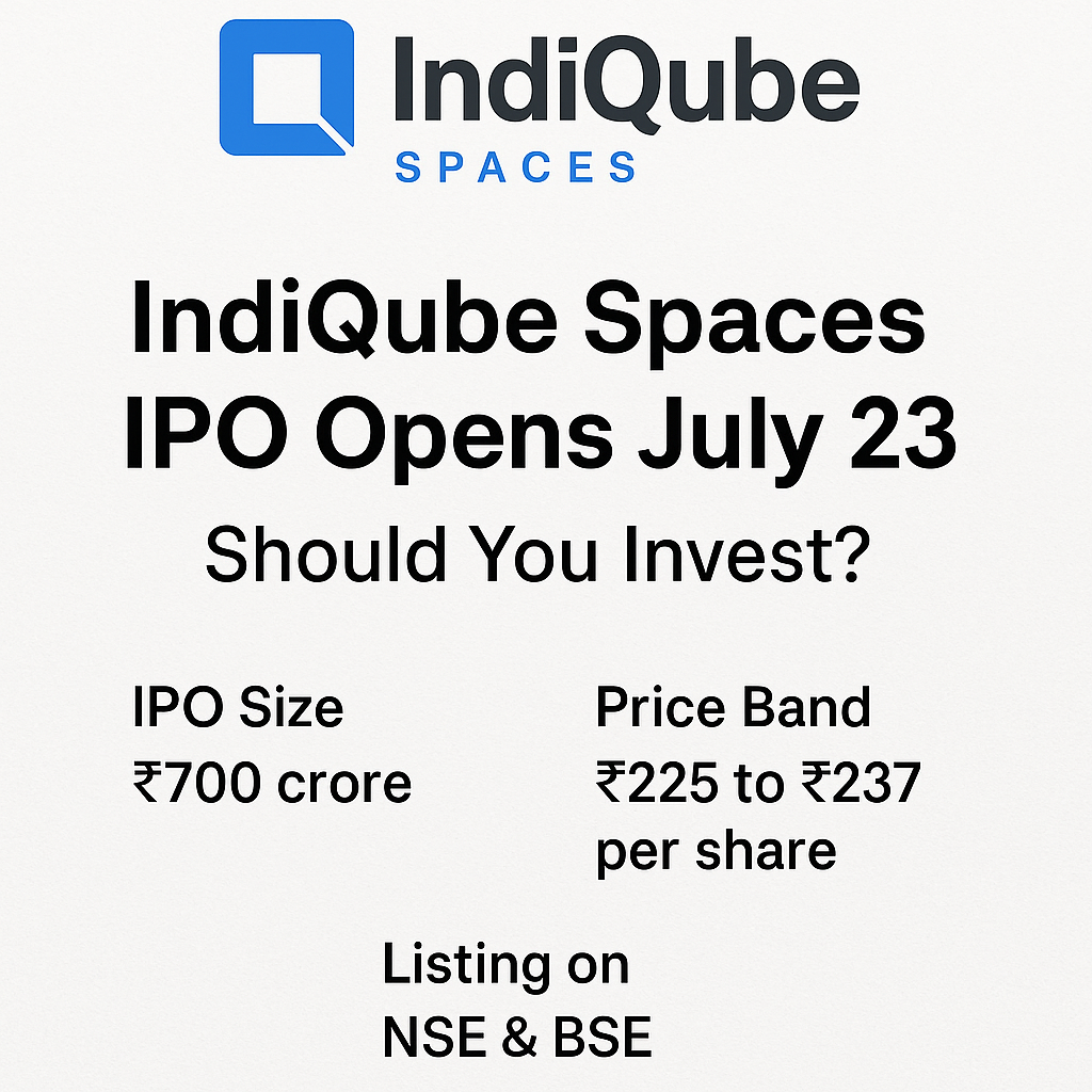 IndiQube Spaces IPO Opens July 23: Should You Invest?