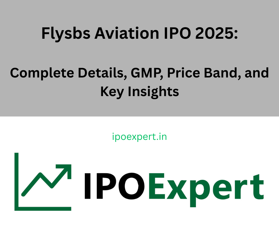Flysbs Aviation IPO 2025: Complete Details, GMP, Price Band, and Key Insights
