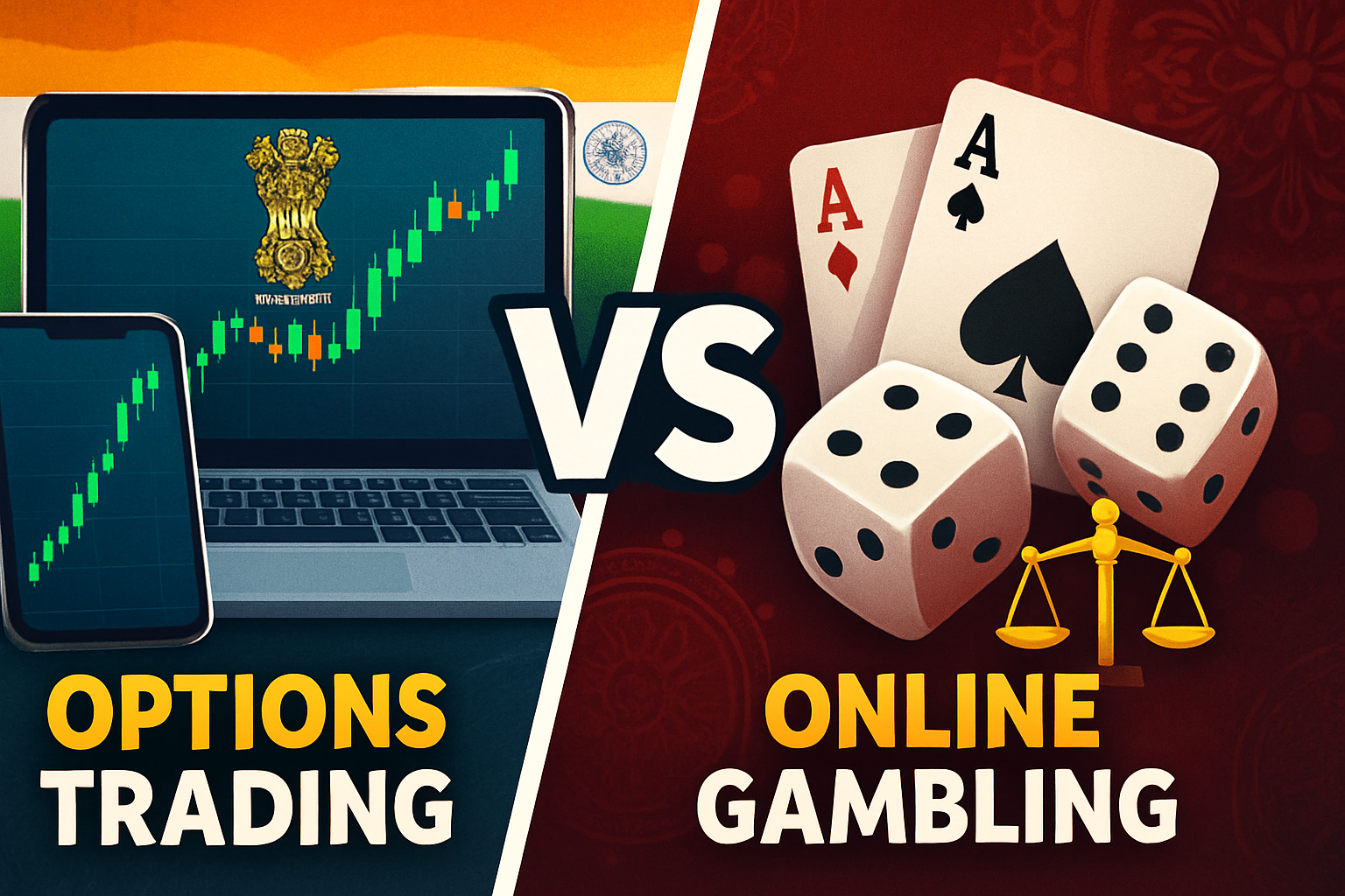 Is Online Options Trading in India a Gamble or a Smart Investment? Future Prospects Compared to Online Games and Gambling