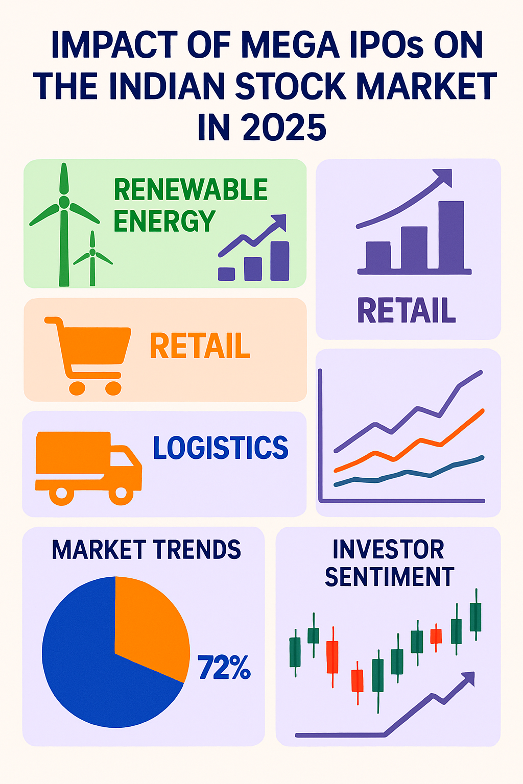 Impact of Mega IPOs on Indian Stock Market Trends in 2025: A Sectoral and Sentiment Analysis
