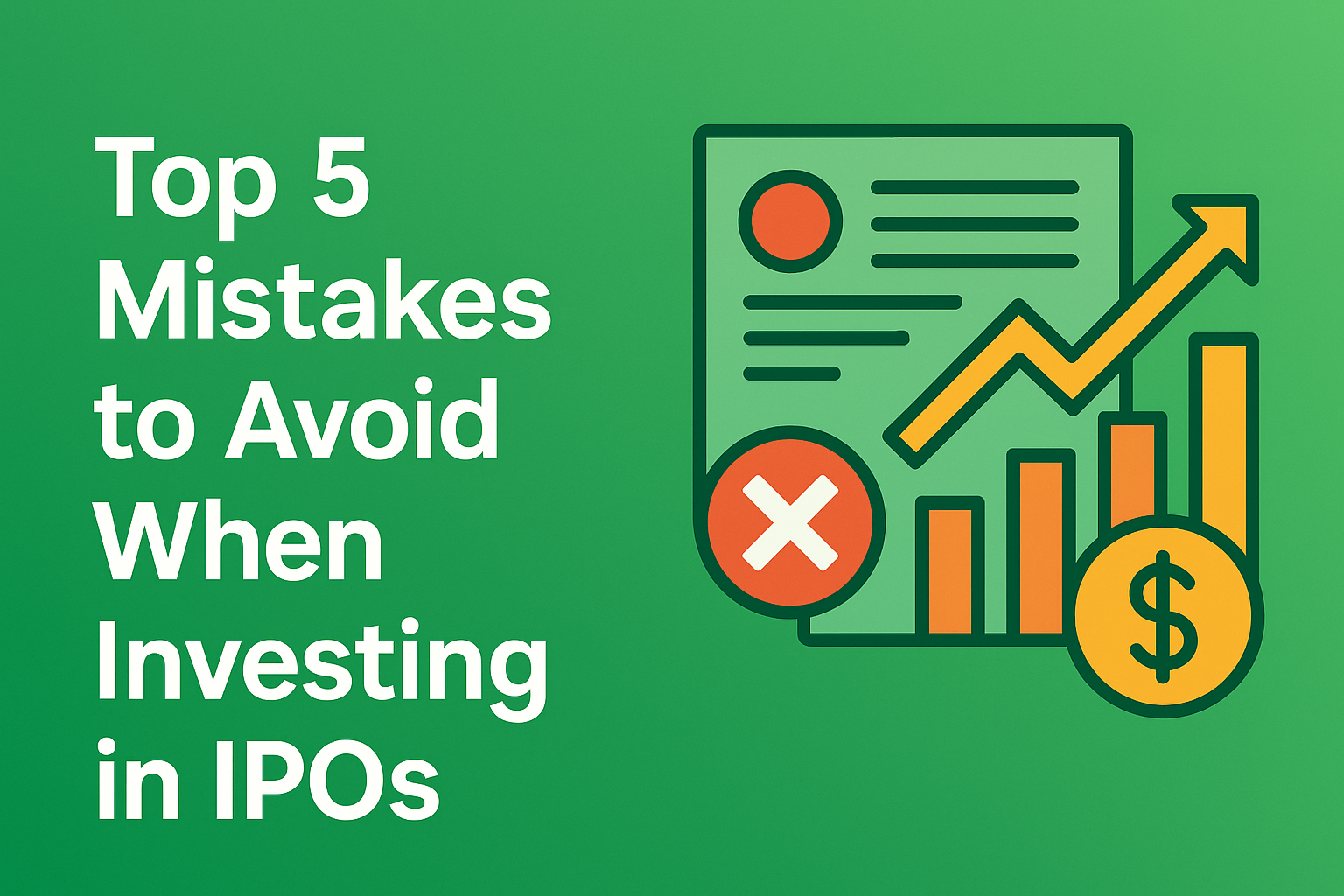 Top 5 Mistakes to Avoid When Investing in IPOs