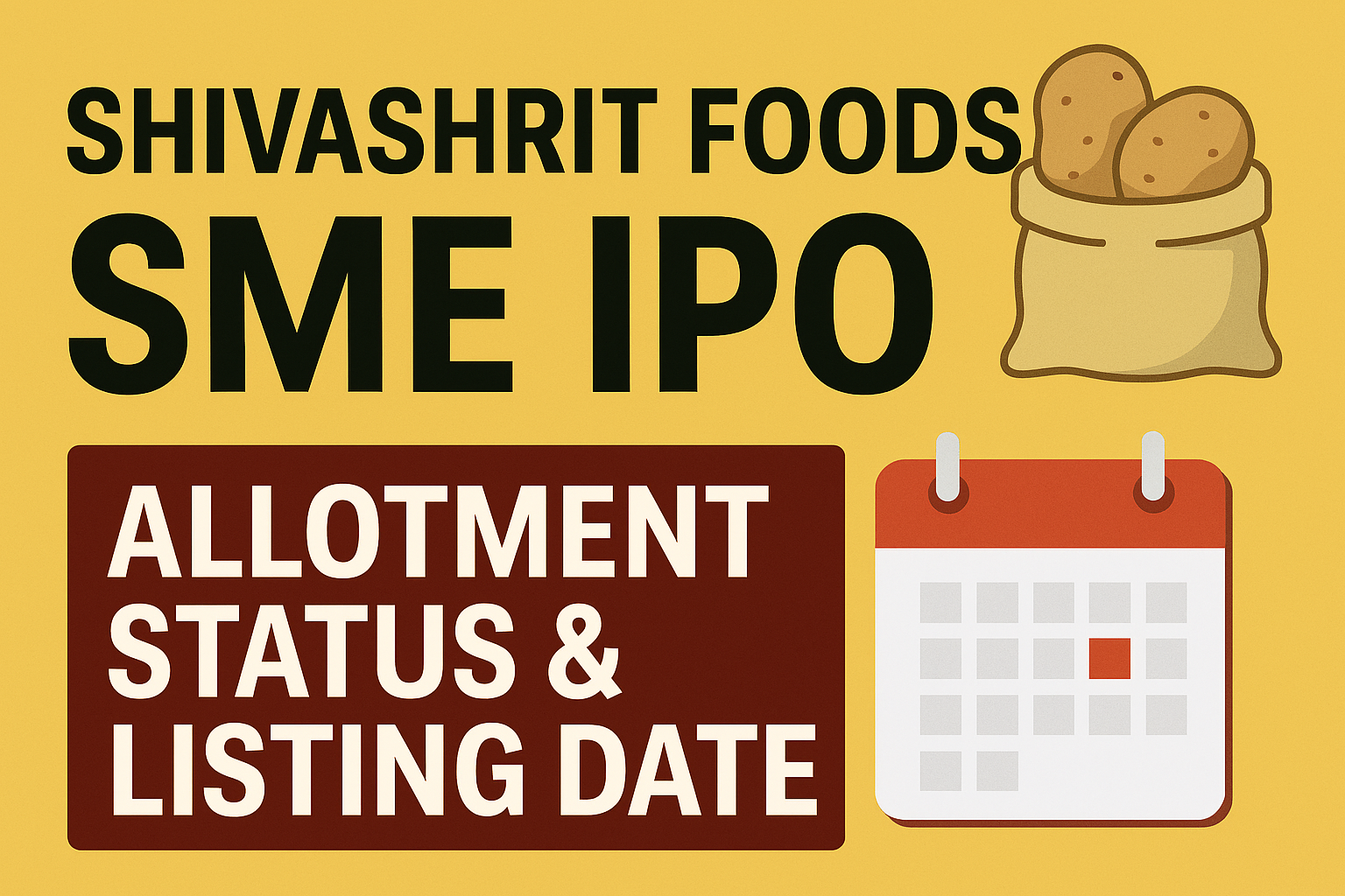 Shivashrit Foods SME IPO: Allotment Status, Subscription Insights, Listing Guide