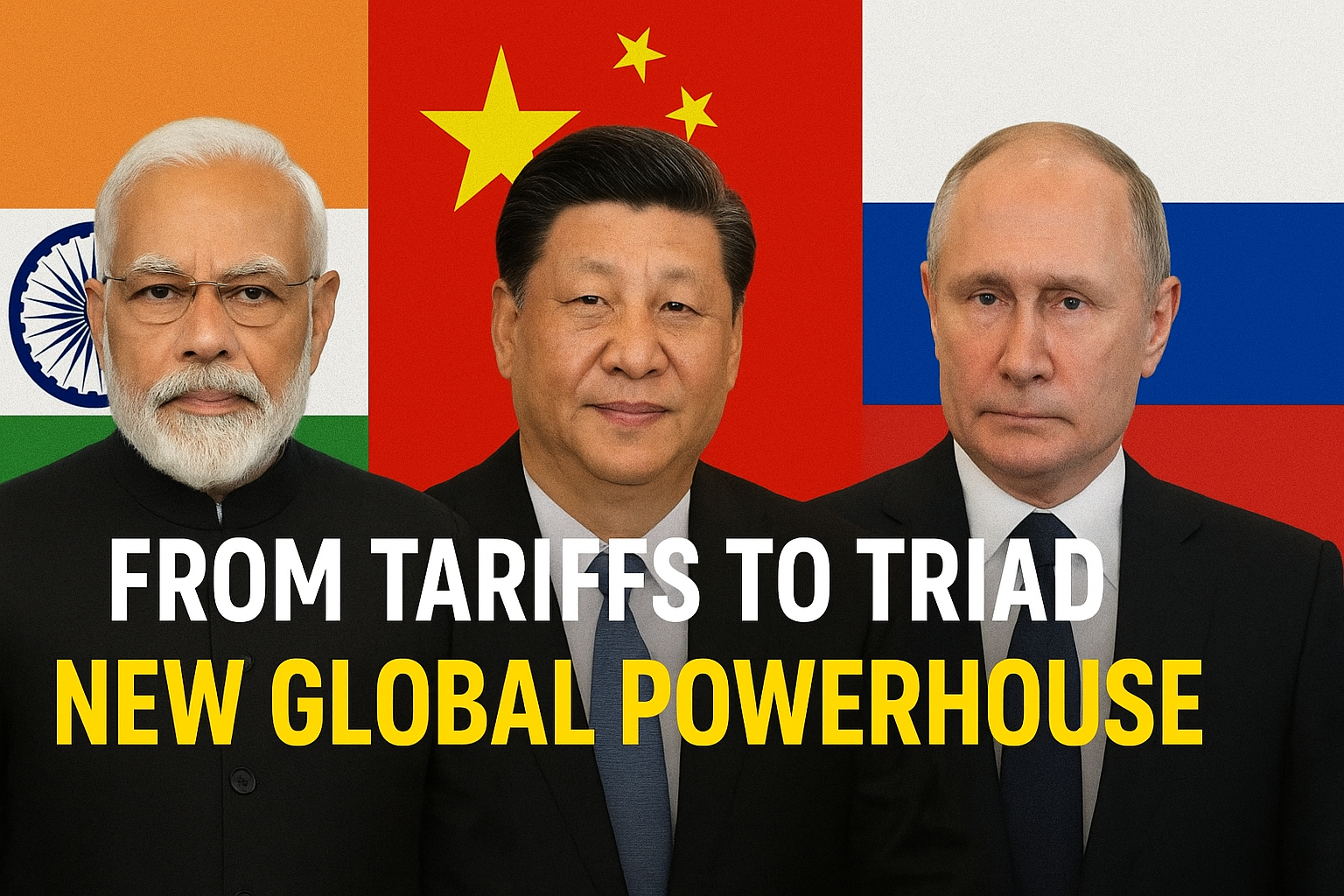 From Tariffs to Triad: India, China, and Russia Forge a New Global Powerhouse