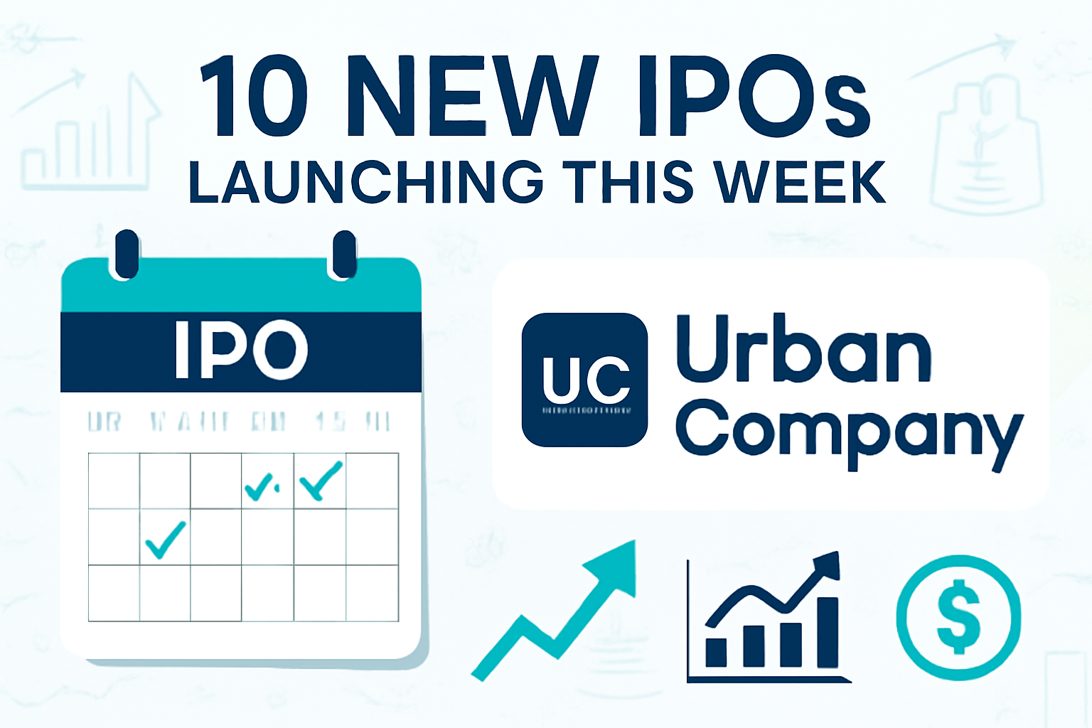10 New IPOs Launch This Week: Urban Company Among Major Highlights with Key Insights and Financials
