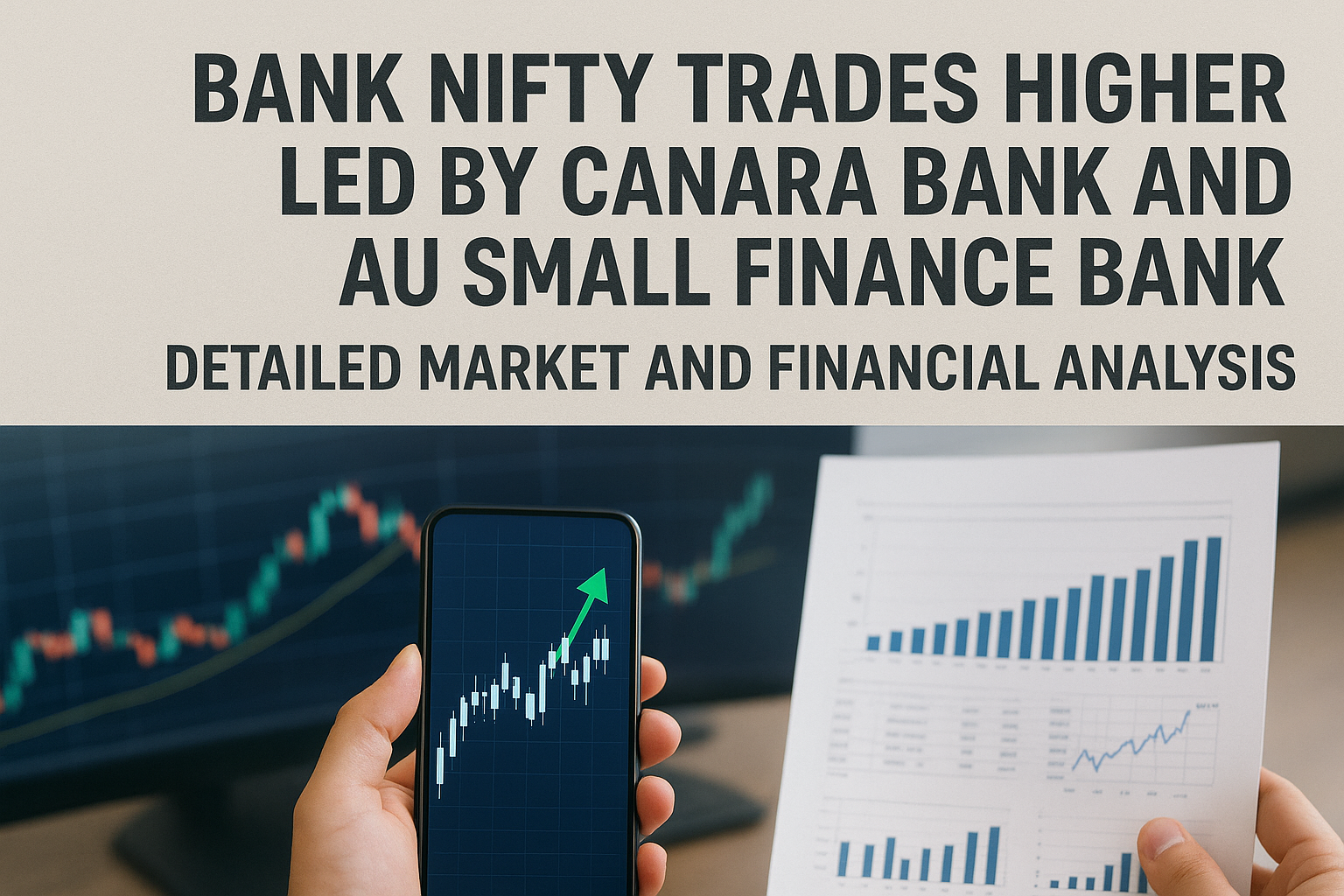 Bank Nifty Trades Higher Led by Canara Bank and AU Small Finance Bank: Detailed Market and Financial Analysis