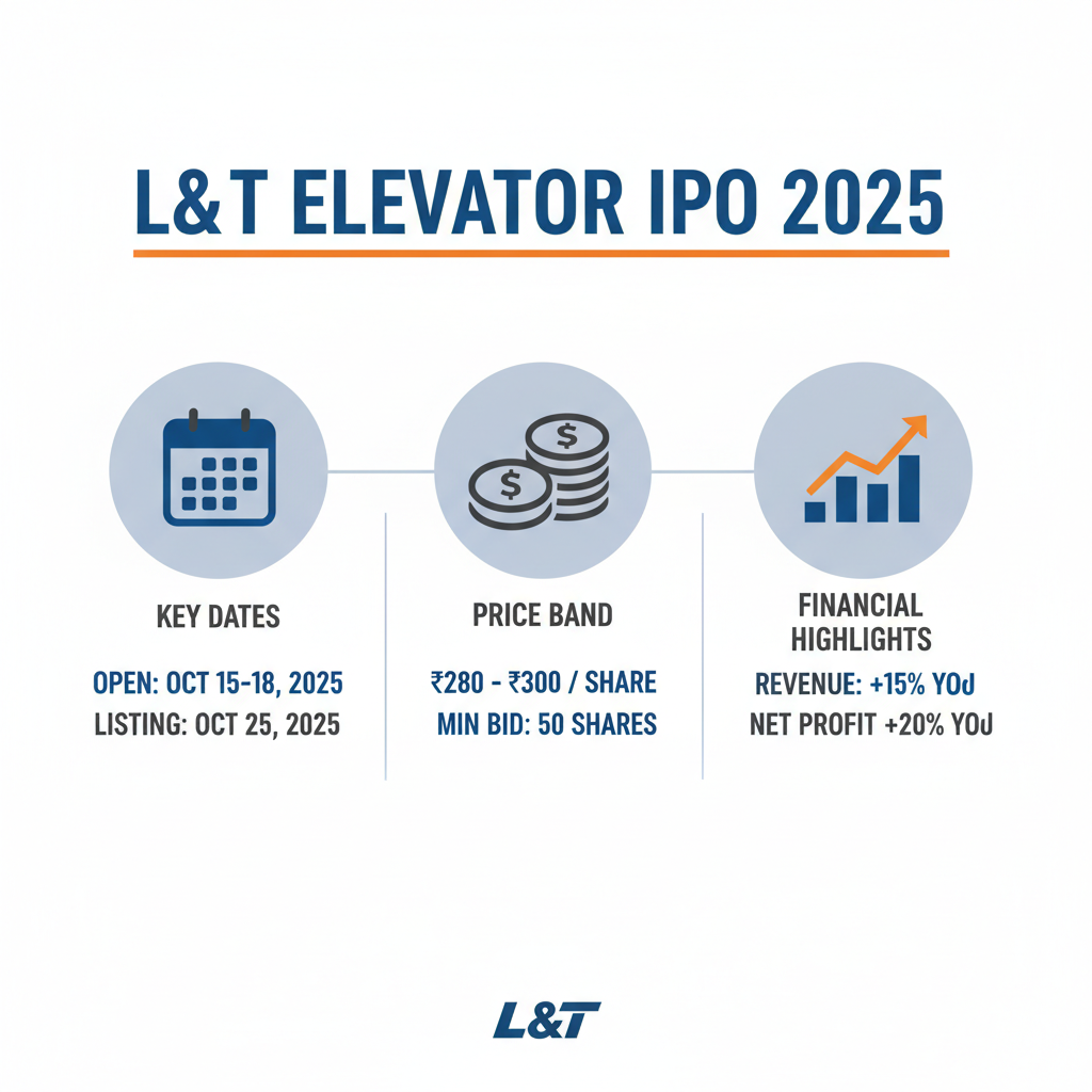 L&amp;T Elevator IPO 2025: Key Dates, Price Band, Subscription Details &amp; Financial Highlights