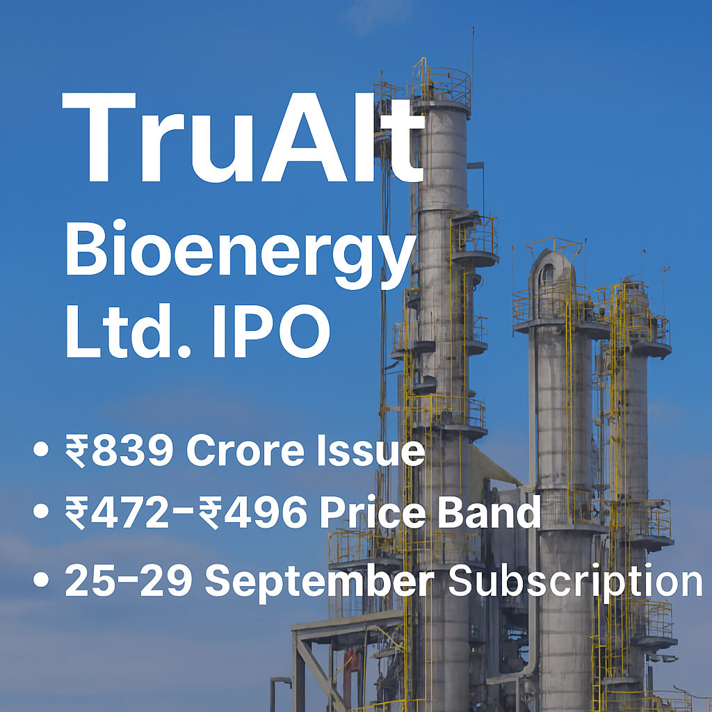 TruAlt Bioenergy Ltd IPO: A Green Bet in the Ethanol Sector Worth ₹839 Crore