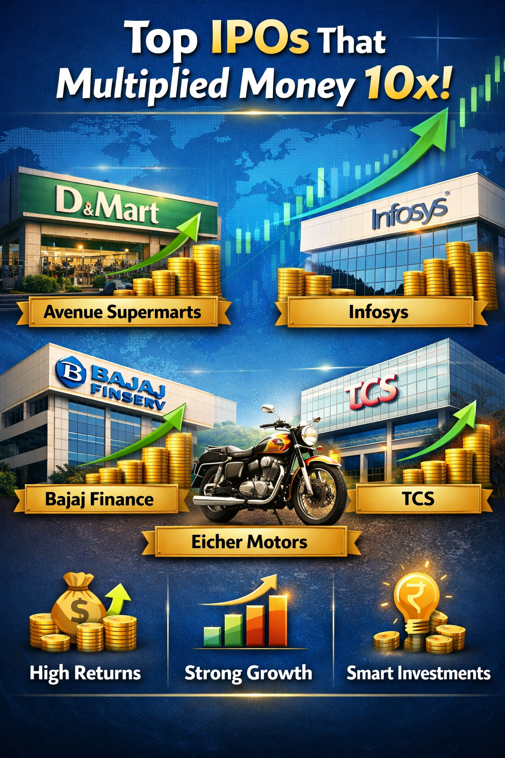 Top 5 IPOs That Multiplied Money 10x – Real Wealth Creators in the Stock Market